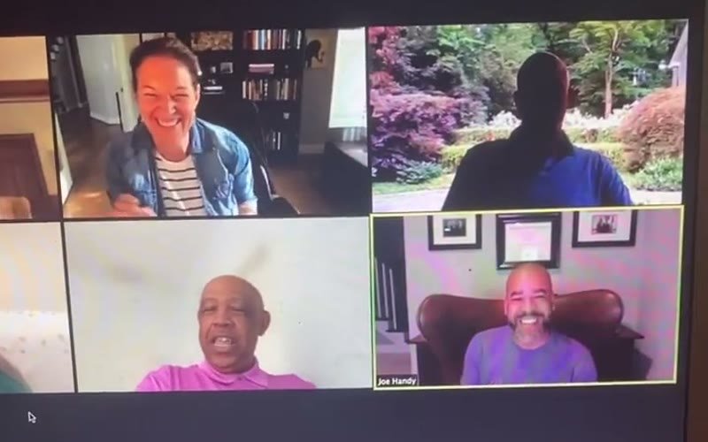 Zoom grid from a virtual financial literacy session with Penn State students